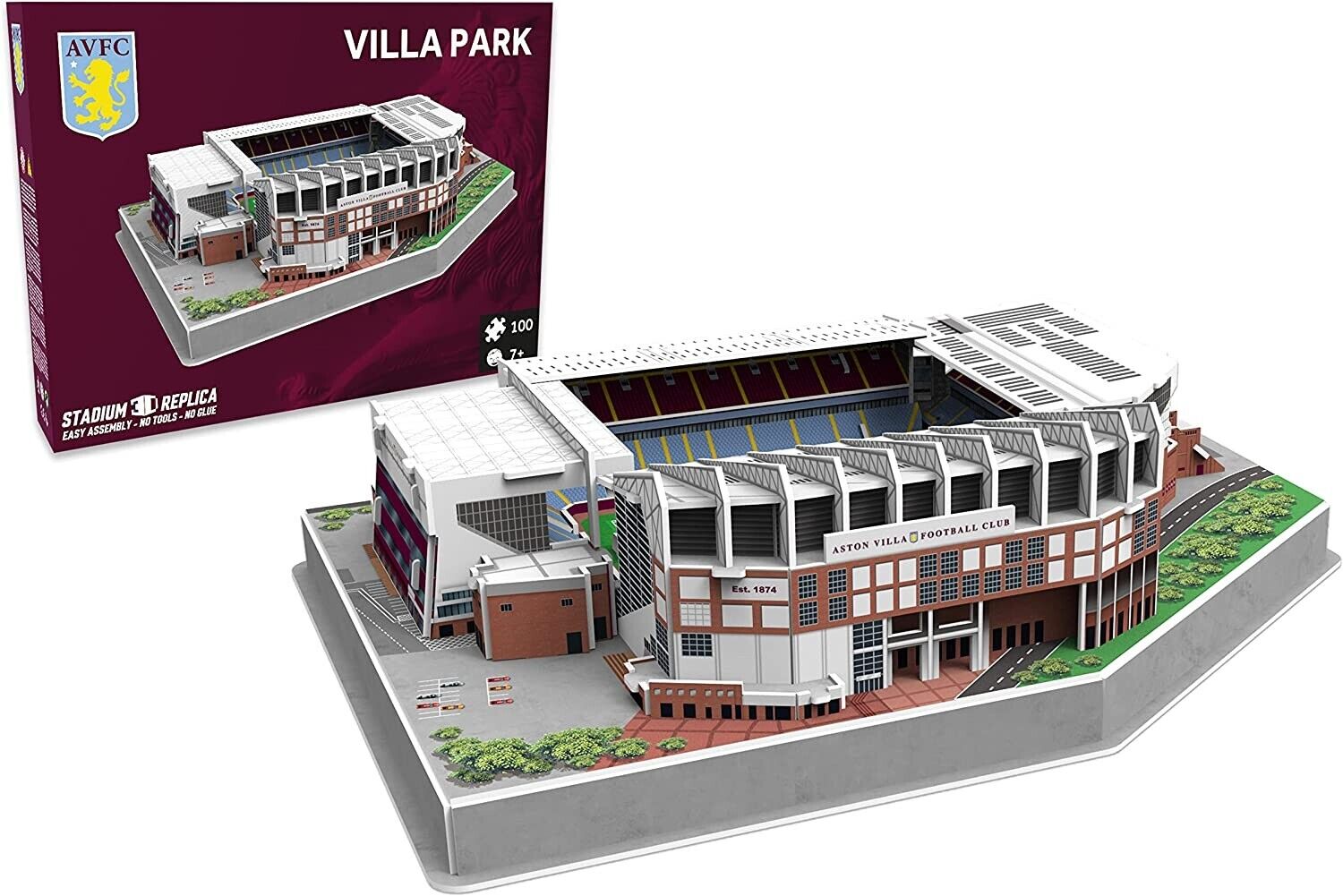 Aston Villa Park Stadium 3D jigsaw puzzle (pli) |