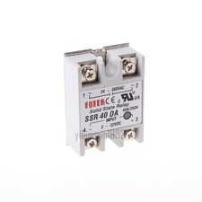 New DC-AC Metal Base Solid State Relay SSR-40DA 40A Output AC 24-380V