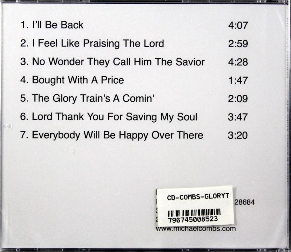 Michael Combs The Glory Train’s A Comin’ NEW CD Christian Southern Gospel Foto 2 de 2