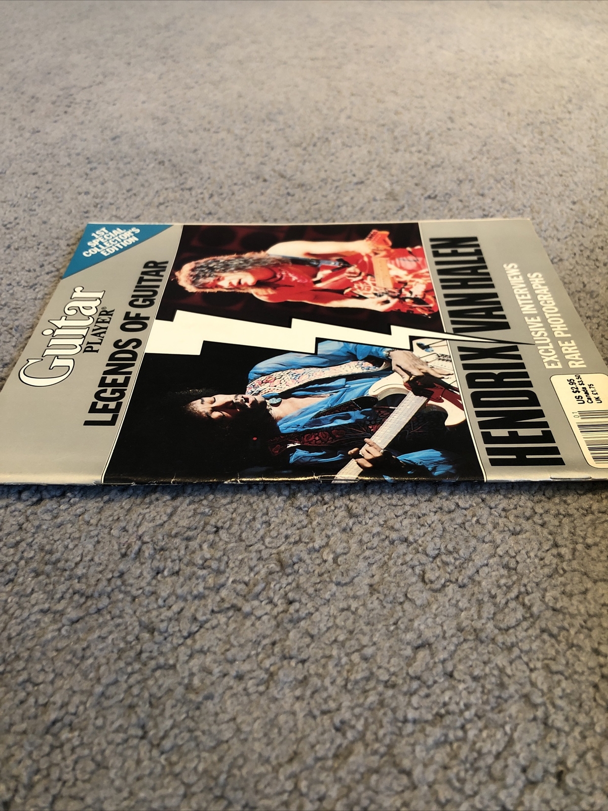 1984 Vintage Guitar Player Legends Of Guitar 1 "Hendrix/Van Halen
