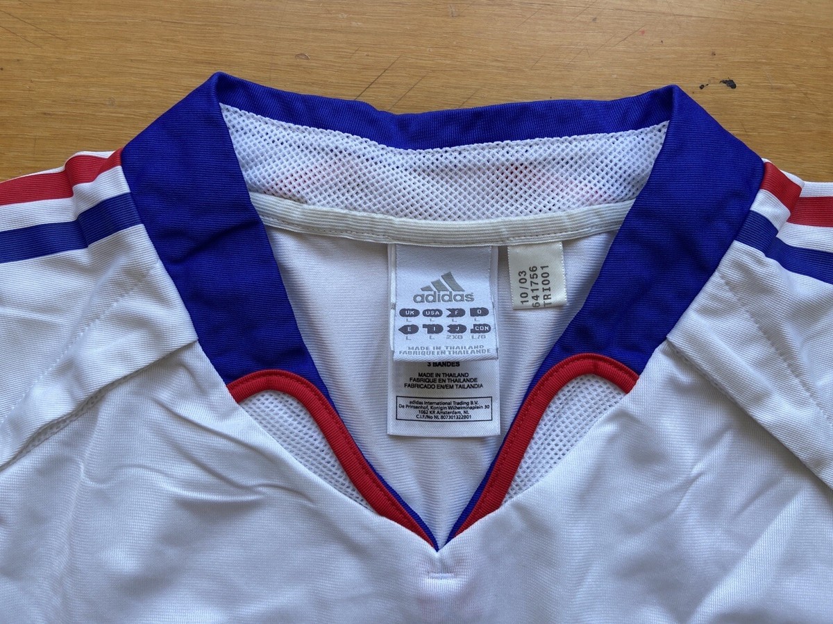 FRANCE 2006 2007 2008 AWAY FOOTBALL SHIRT SOCCER JERSEY ADIDAS