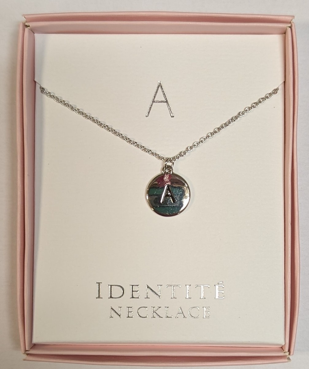 Identité Personalised Name Necklace in Gift Box – Elegant Silver