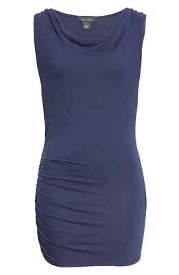 Women's Halogen Cowl Neck Shell, Size M S XS - Blue | eBay