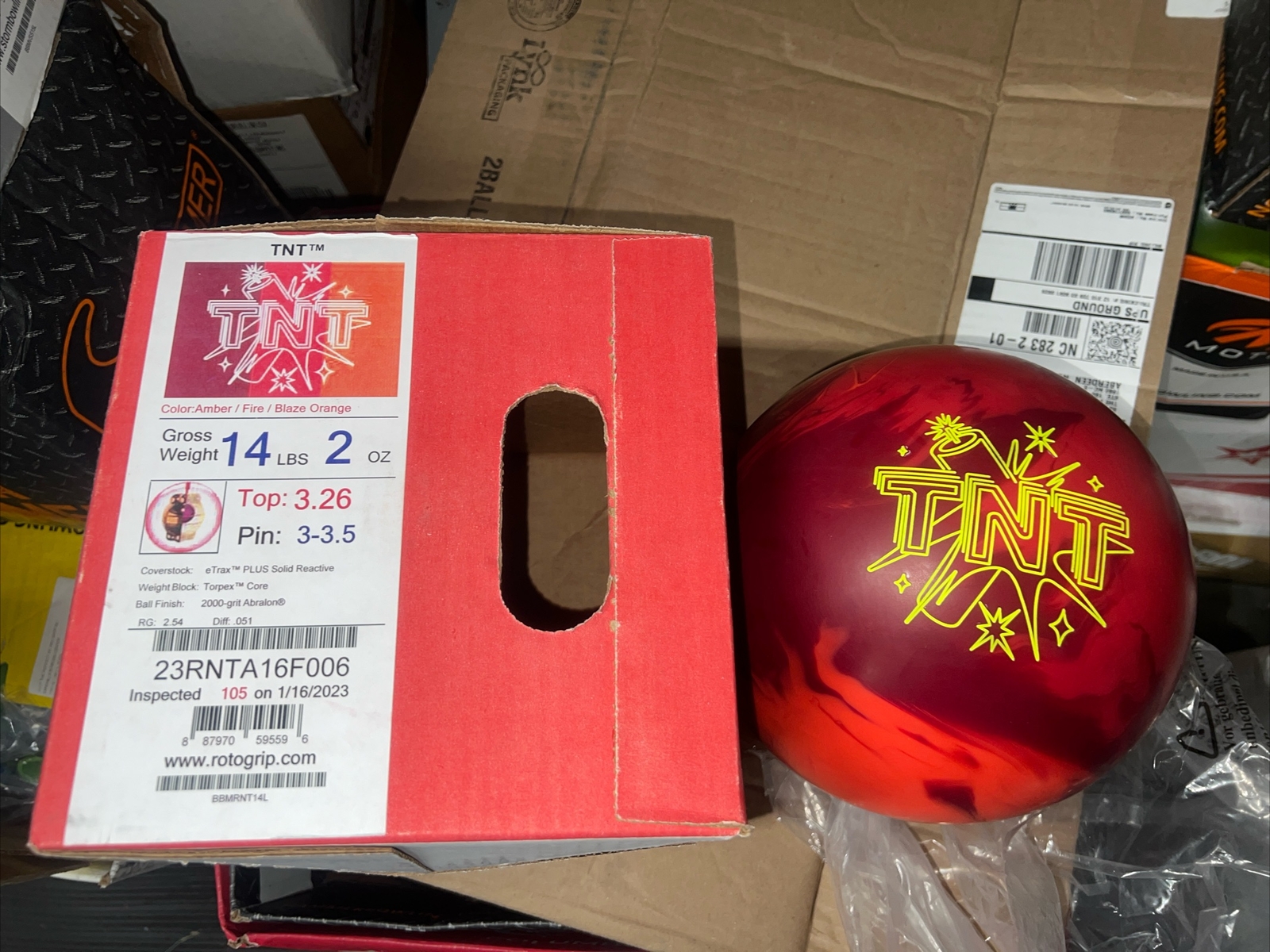 NEW 14 Lb ROTO GRIP TNT Bowling Ball New NIB Bowling Balls NEW eBay