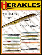 Artificiale spinning hard bait Herakles CRUN-ABS Topwater 10gr 120mm baby needle