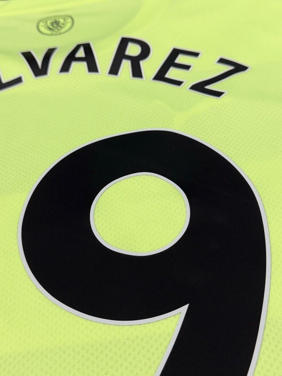 2022/23 Manchester City Third Jersey #19 J. ALVAREZ 3XL Puma Long