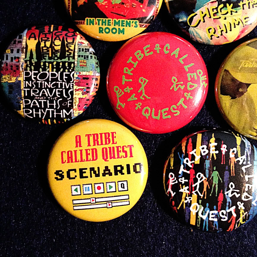 14 botones A Tribe Called Quest ATCQ 1" Low End Theory Q-Tip Golden Era Hip Hop Foto 4 de 4