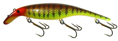 New Drifter Musky Lure Jointed Believer 2oz 8/" Hot Walleye 800J-38