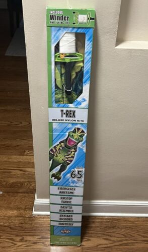 X-Kites Supersized T-Rex 3-D Nylon Kite 75” Wingspan Tri-Winder Airframe