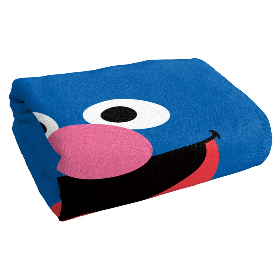 Toalla de playa Sesame Street Grover Face con licencia oficial 30"x60" Foto 3 de 4