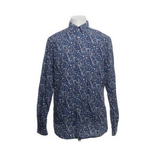 H&M, Hemd, Größe: L, Blau, Baumwolle, Paisley, Herren #IGX