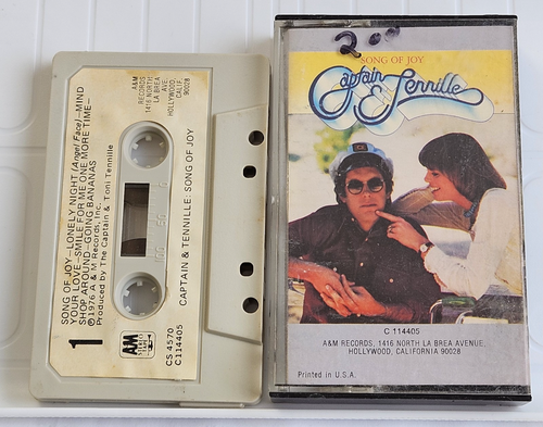 CAPTAIN & TENNILLE - SONG OF JOY (Cassette, 1976, A&M) CS 4570, C114405