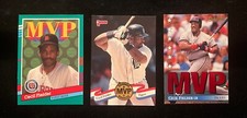 Cecil Fielder Donruss MVP  1993 #17, 1991 #357, 1992 #20 