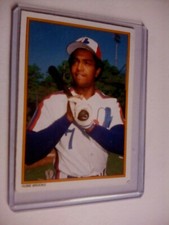 1987 ALL STAR TOPPS BASEBALL CARD # 46 - HUBIE BROOKS - EXPOS
