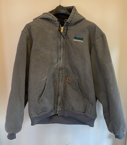 Carhartt J130 GVL XL Tall Quilt Lined Hooded USDA Wildlife Logo