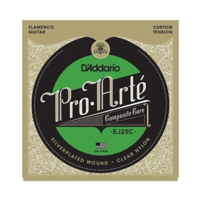 D'Addario EJ25C Pro-Arte Clear Nylon Composite Flamenco Guitar Strings