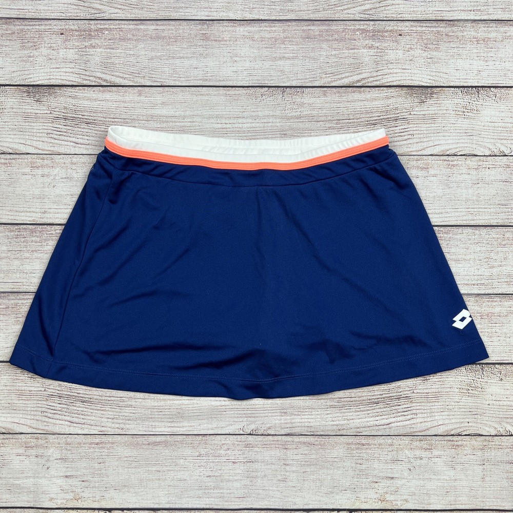 Lotto Sheila Deep Dry Tech Tennis Skirt with Built-In Shorts Women Size M China Blue
