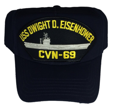 USS DWIGHT D EISENHOWER CVN-69 HAT USN SHIP NIMITZ CLASS AIRCRAFT