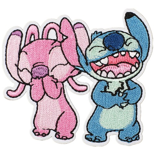 Stitch and Angel lron on Patches 19 Pieces, Morale Patches for Clothing Jeans - Picture 32 of 103