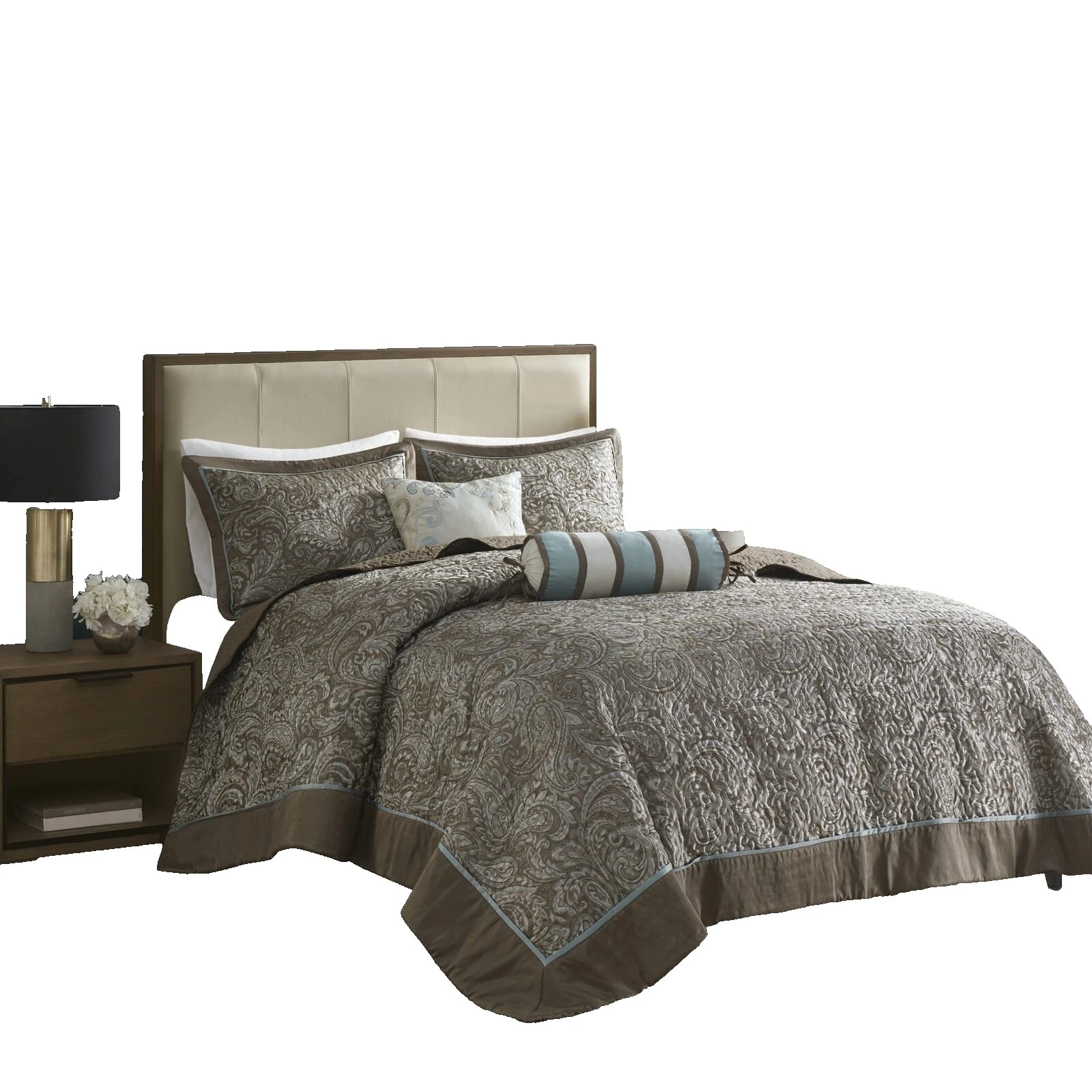 Mezcla de algodón Paisley Colchas