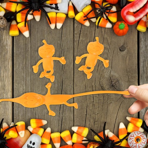Set of 3 Weichkleber Kürbismann Spielzeug Halloween -Partyzubehör - 第 6/12 張圖片