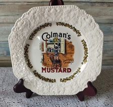 Vintage Colman's Mustard Plate  Advertising Decorative Lord Nelson  England