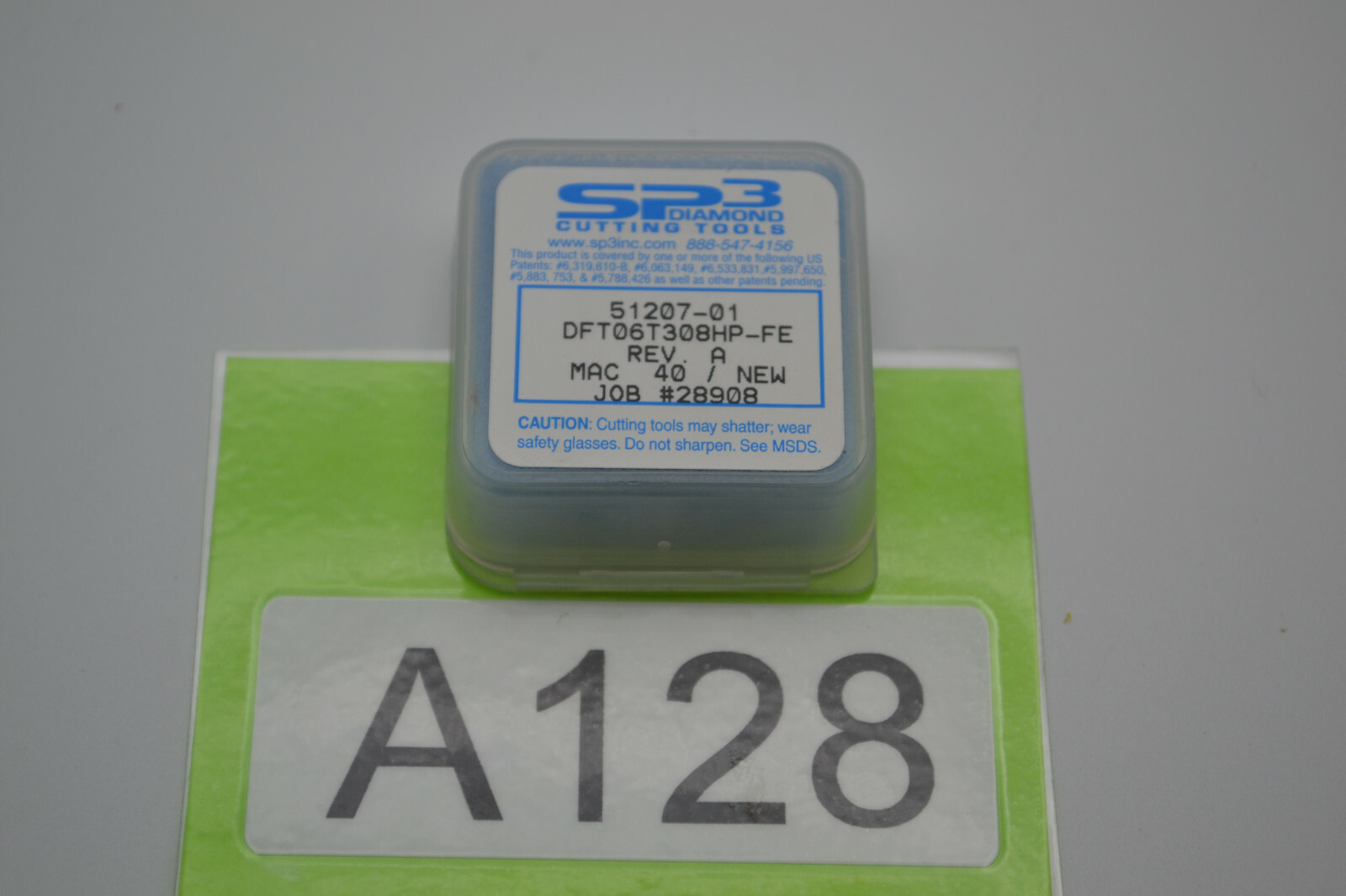 SP3 Diamond Cutting Tools Carbide Milling Insert DFT06T308HPFE (QTY4