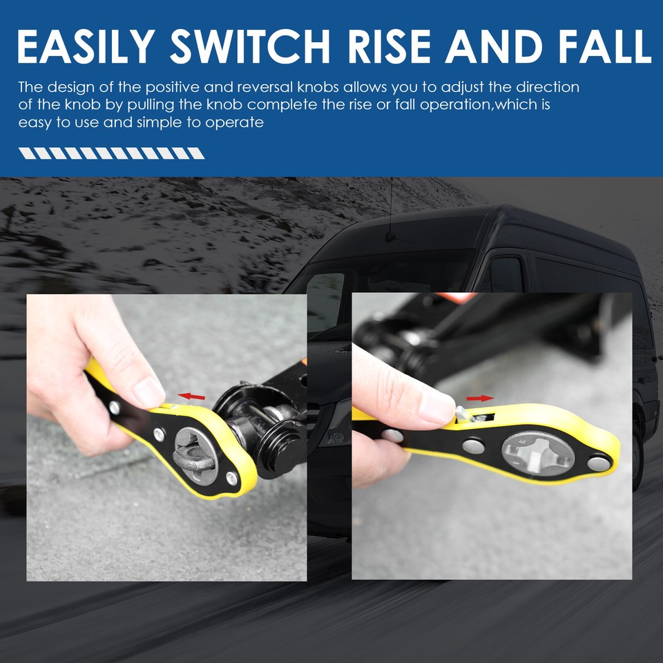 Kit Cricchetto A Forbice E Chiave A Lug Per Auto - Acciaio Al Carbonio, Nero, Modello 22969377