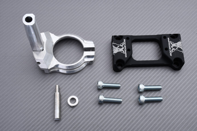 Fixation amortisseur direction Husqvarna WR 250 anti guidonnage ROC STOMPA