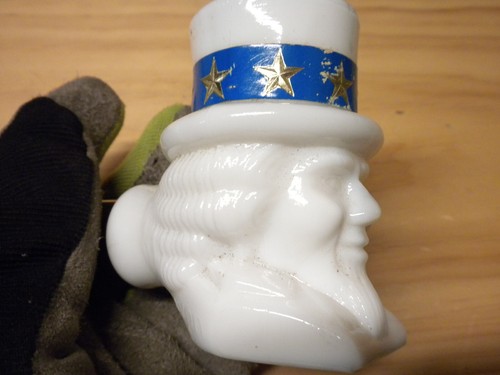 AVON LEER Wild Country After Shave 3 Unzen Uncle Sam Tabakpfeife Glasflasche - Bild 7 von 9