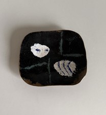 RARA PICCOLA PLACCA SMALTO SU RAME GUIDO GAMBONE (1909-1969) ANNI 50 DA RIVEDERE