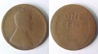 1909 P Lincoln Cent Very Good - About Good G - AG  (NO VDB)