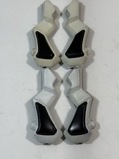 (2) PAIRS OF RIDDELL SPEED FLEX FOOTBALL HELMET FACE FRAMES/JAW PADS