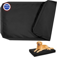 Waterproof Dog Bed Cover 42 Inch Washable Hair Resistant Heavy Duty Zipper