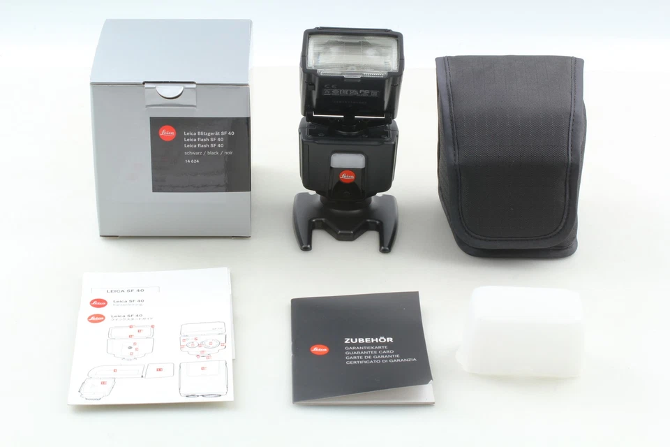[Unused in Box] Leica SF 40 Shoe Mount TTL Flash 14624 M10 M11 SL2 Q2 From JAPAN - Image 2 of 4