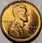 1944-D Lincoln Wheat Cent RD BU #2018
