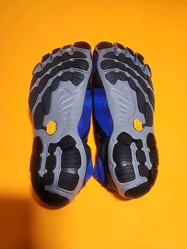 Scarpe Vibram FiveFingers V 20M7002 Run Blu Nero Taglia 12,5-13 - Foto 7 di 7