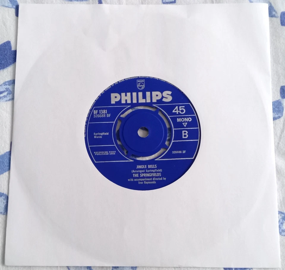 DUSTY SPRINGFIELD, O HOLY CHILD, 1964 PHILIPS LABEL, PIC SLEEVE, EX+ / VG. - Image 4 of 4