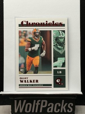 2022 Panini Chronicles Football - Rookie Quay Walker #50 Red /199 (RC)