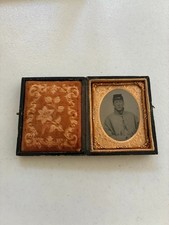 Civil War Tintype of Union Soldier in Case