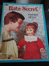 Vintage Whitman Baby Secret Paper Doll Book Unpunched. 1966 Beautiful