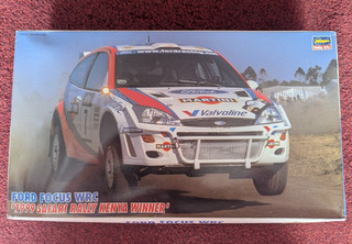 Hasegawa 1/24 Ford Focus WRC 1999 Safari Kenya Rally Model Kit (No decals)