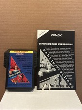 Chuck Norris Superkicks XONOX (Colecovision, 1983) With Manual NOT TESTED image