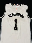 Victor Wembanyama Signed San Antonio Spurs Pro Style Basketball Jersey COA