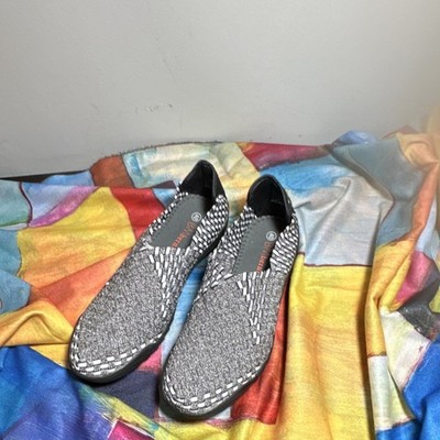Bernie Mev Rigged Jim Pewter Reflective Women's Slip-On Memory Foam Shoes EU 40