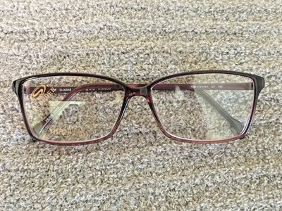 NEW Stepper Eyewear SI-30048 col. F880 Burgundy sz. 52-12-130