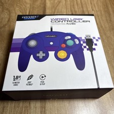 NEW Purple GameCube Wired PC & Mac USB Contro...
