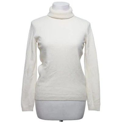 Pull col roulé, taille : 36, beige, cachemire/laine, unicolore, maille fine #r1M - Photo 1/4