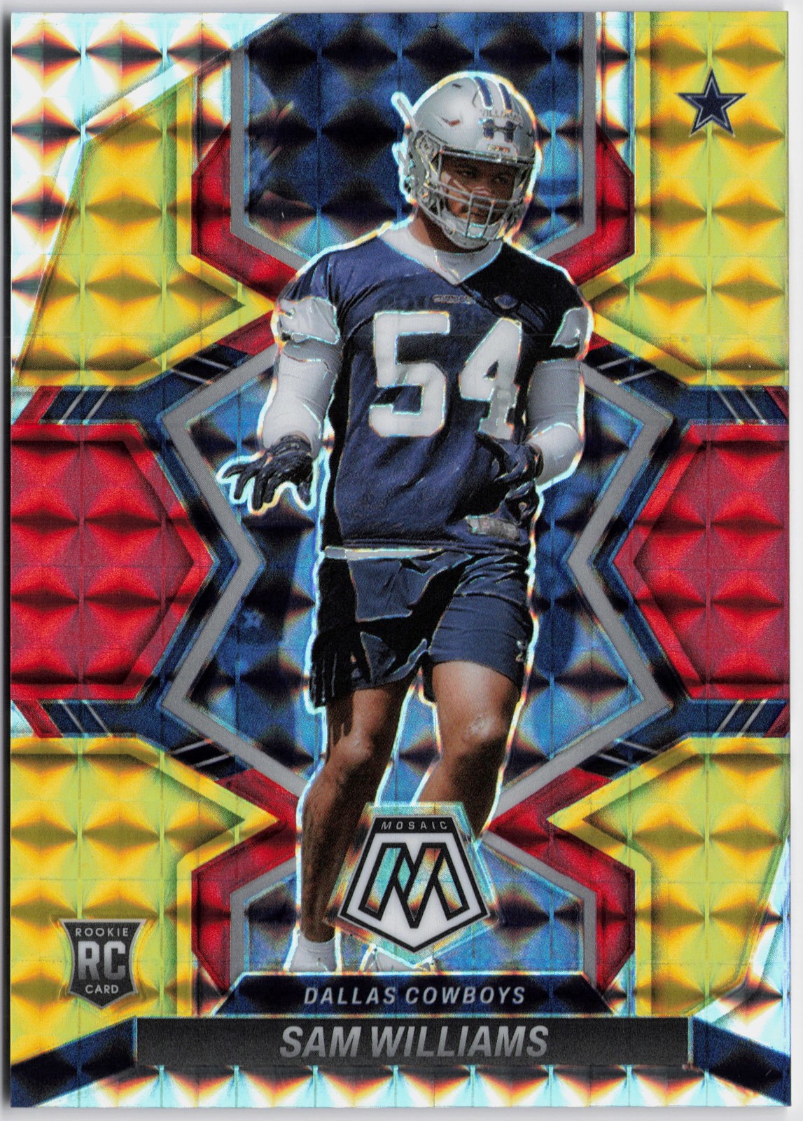 Sam Williams Panini Mosaic #392 Fusion Red/Yellow Choice