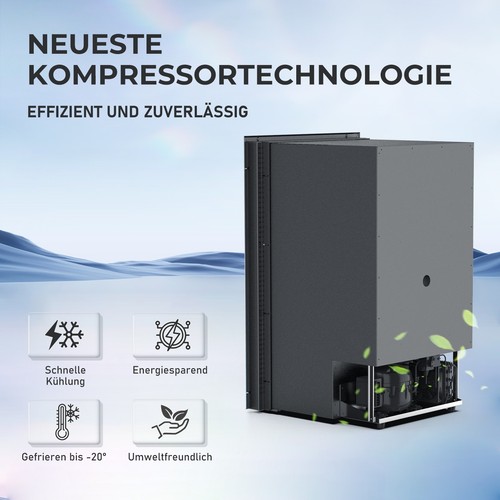 Kompressor Kühlbox 65L Zwei Kammern Gefrierbox Camping RV Kühlschrank 12V/230V - Bild 7 von 20